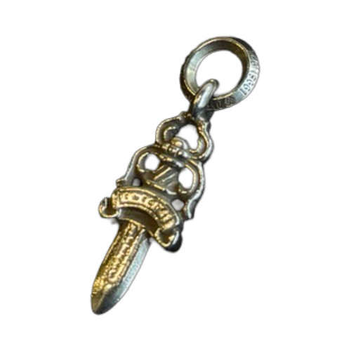 Chrome Hearts Double Dagger .925 Silver Pendant | Vintage Clothing Store Canada