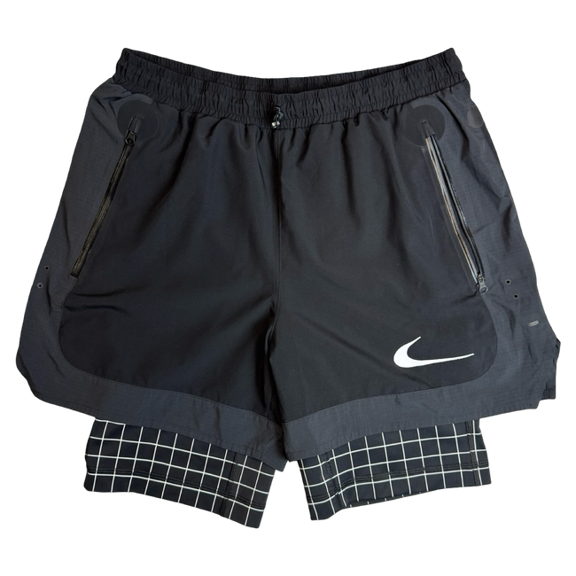 OFF-WHITE x Nike Shorts Black Grid (USED)