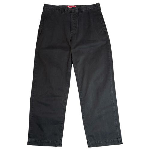 Supreme Pin Up Chino Pants Black (USED) | Vintage Clothing Store Canada