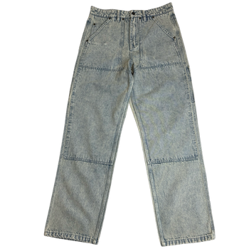 FTP Frayed Denim Logo Carpenter Pants (USED)