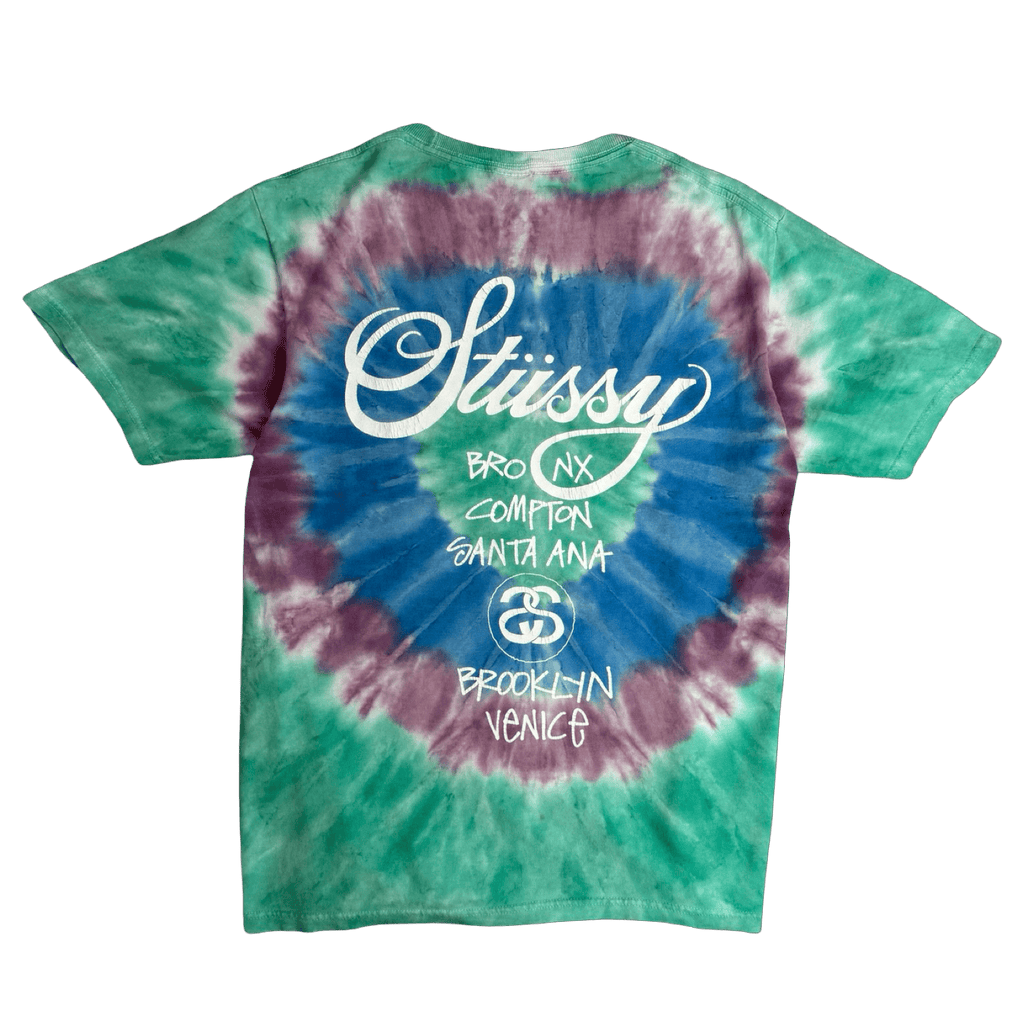 Stussy World Tour Tie Dye Tee (USED)