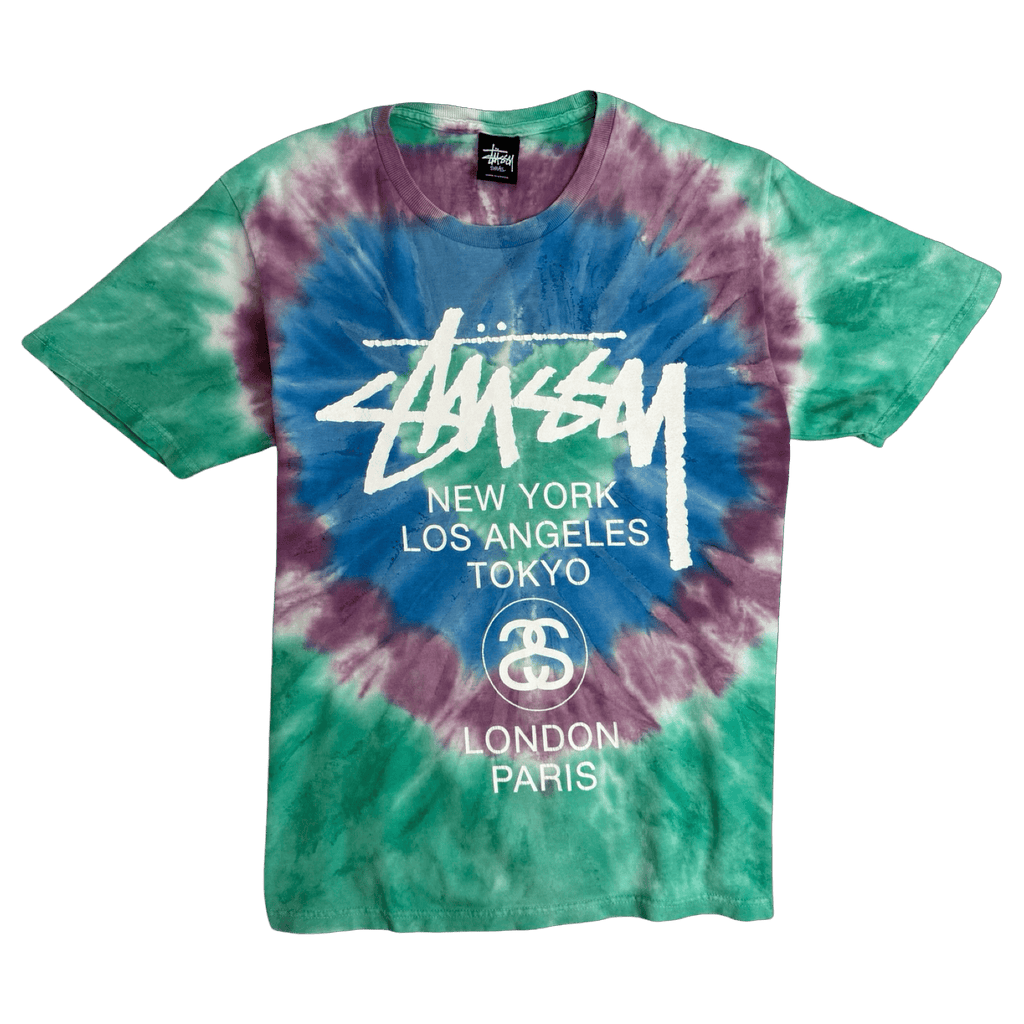 Stussy World Tour Tie Dye Tee (USED)