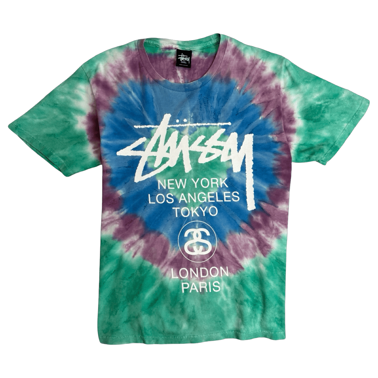 Stussy World Tour Tie Dye Tee (USED)