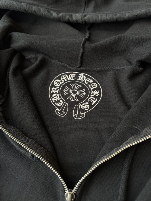 Chrome Hearts Floral Horse Shoe Zip Up Hoodie | Vitnage Clothing Store Canada