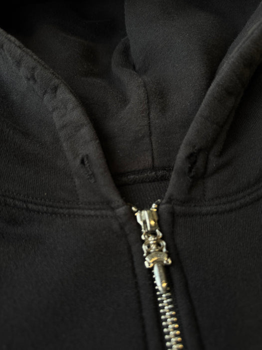 Chrome Hearts Flames Thermal Zip Up Hoodie | Vitnage Clothing Store Canada