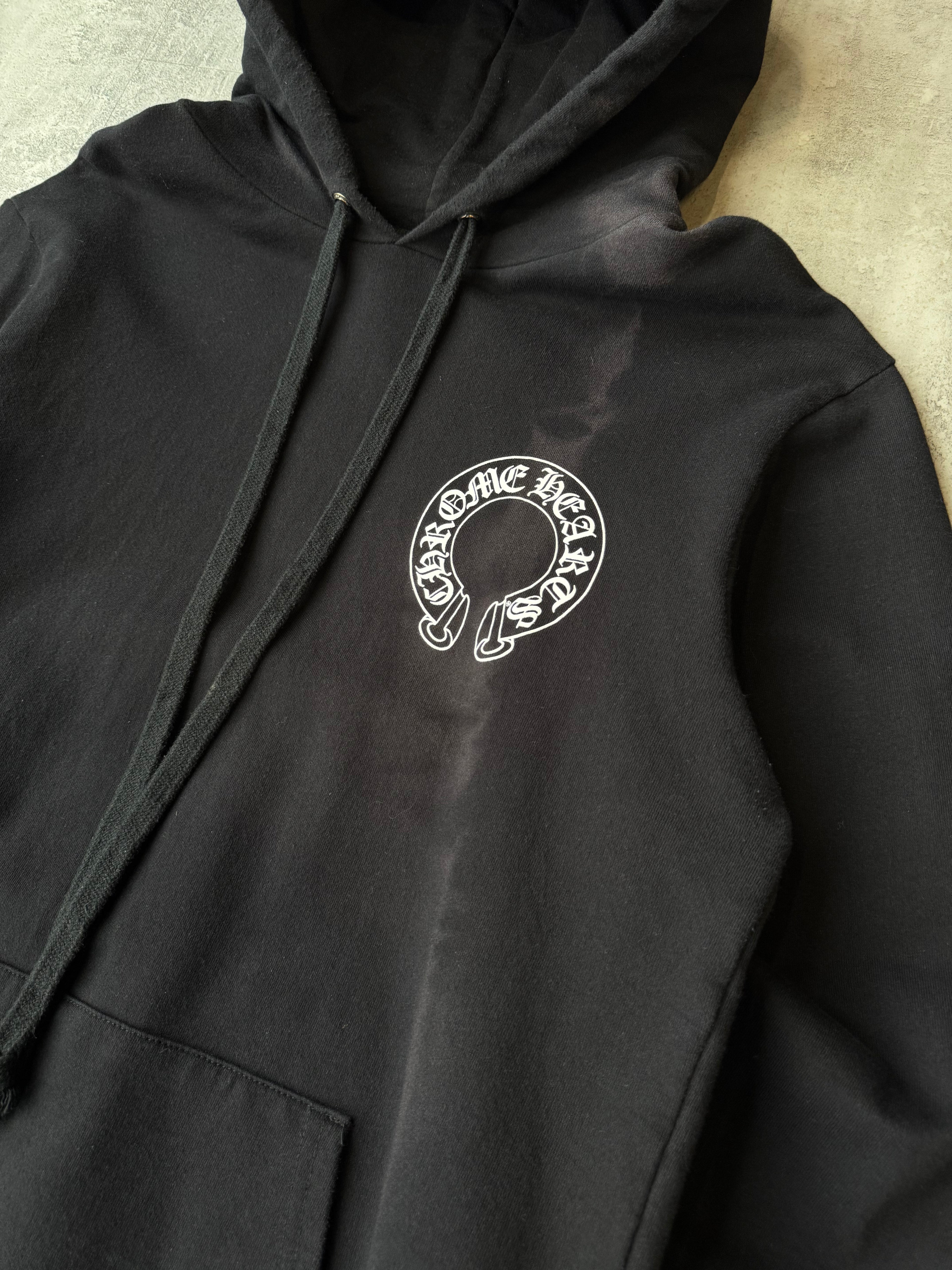 Chrome Hearts Matty Boy Horse Shoe Hoodie Faded