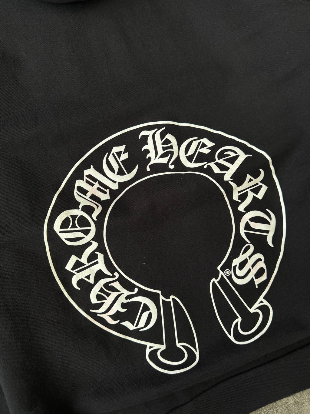 Chrome Hearts Matty Boy Horse Shoe Hoodie Faded