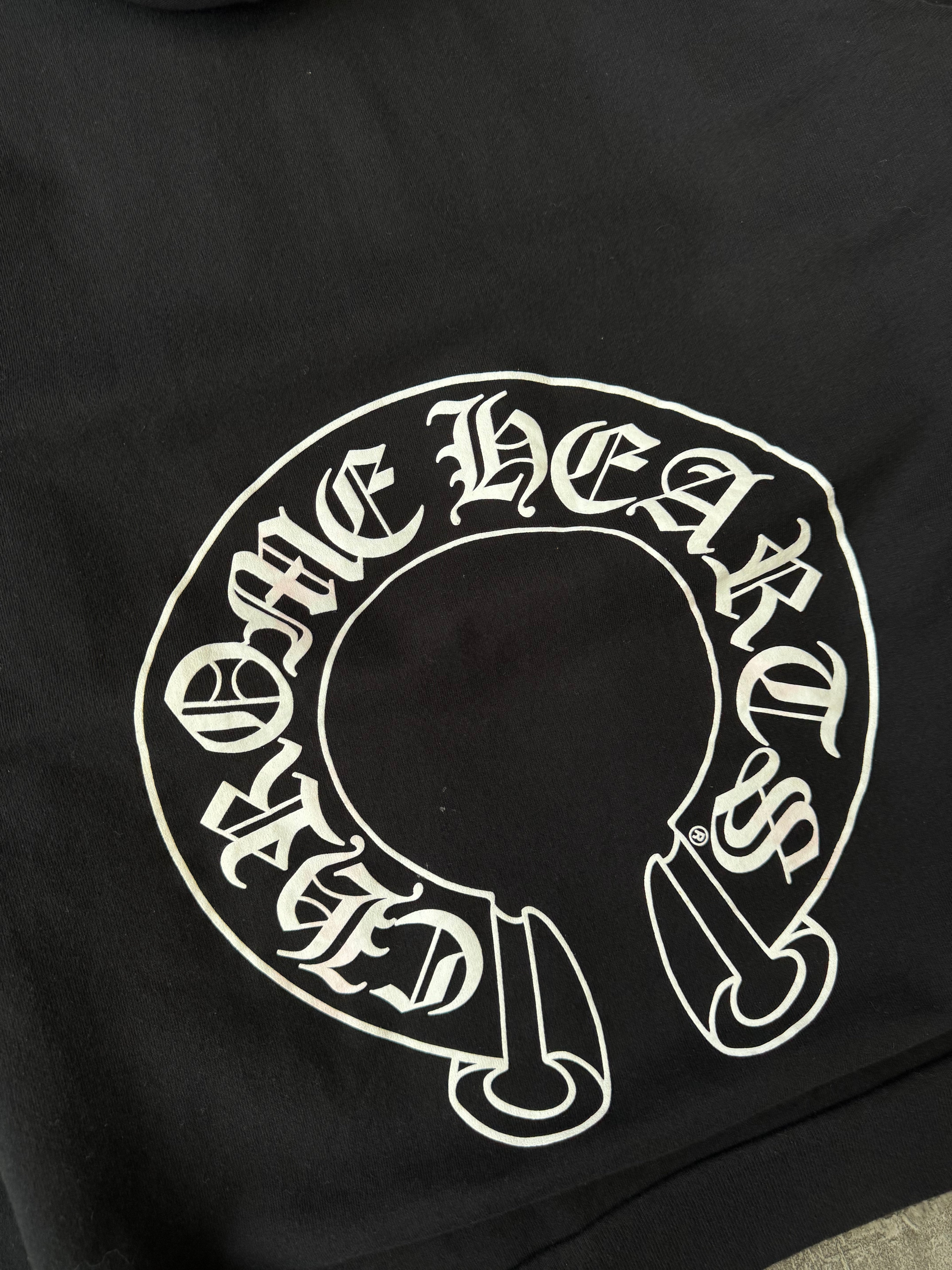 Chrome Hearts Matty Boy Horse Shoe Hoodie Faded