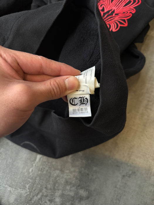 Chrome Hearts Red Floral Horse shoe Hoodie | Vitnage Clothing Store Canada