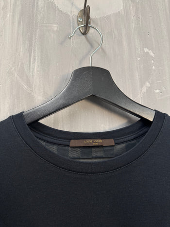 Louis Vuitton Damier Block Pocket Tee Black