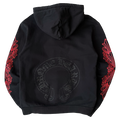 Chrome Hearts Red Floral Horse Shoe Hoodie