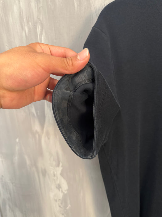 Louis Vuitton Damier Block Pocket Tee Black | Vitnage Clothing Store Canada