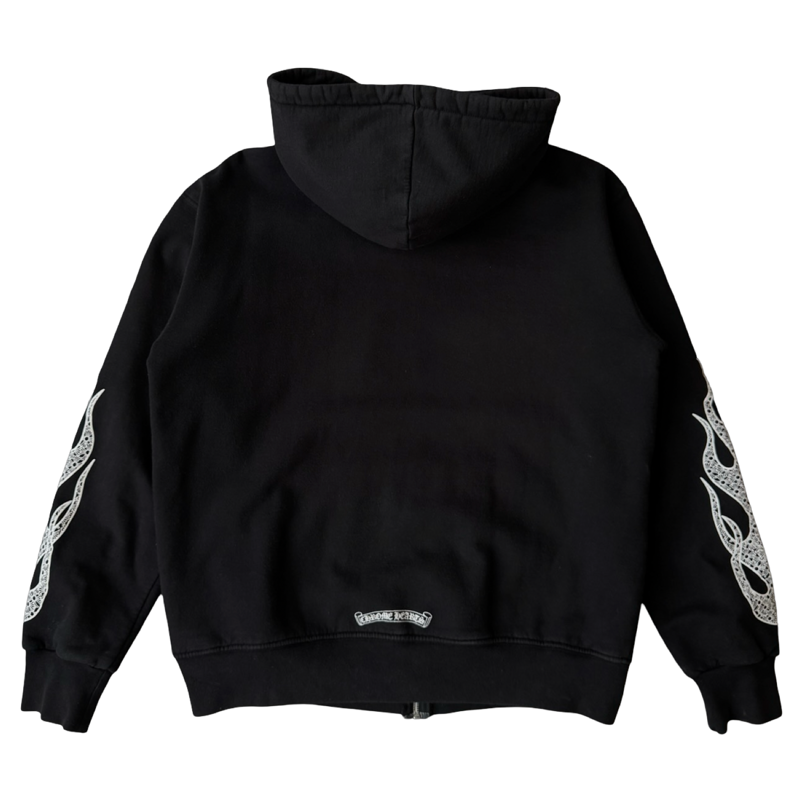 Chrome Hearts Flames Thermal Zip Up Hoodie