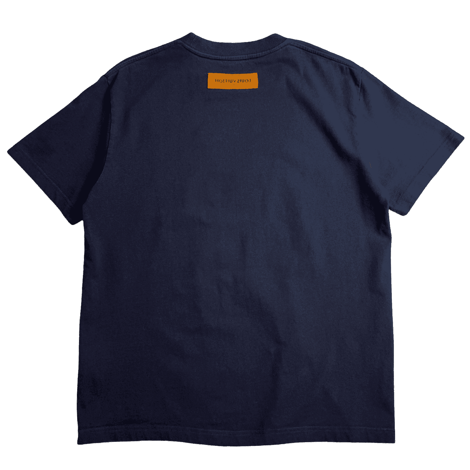 Louis Vuitton Flower Embroidered Tee Navy