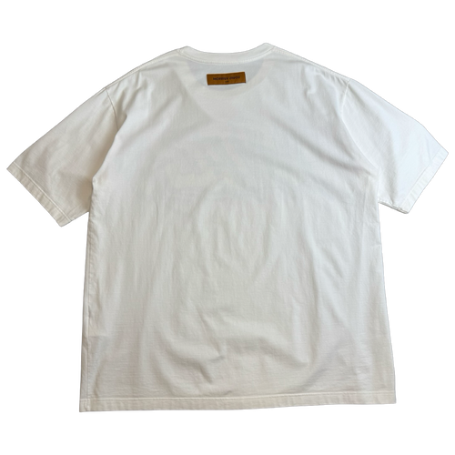 Louis Vuitton Graphite Logo Print Tee White | Vintage Clothing Store Canada