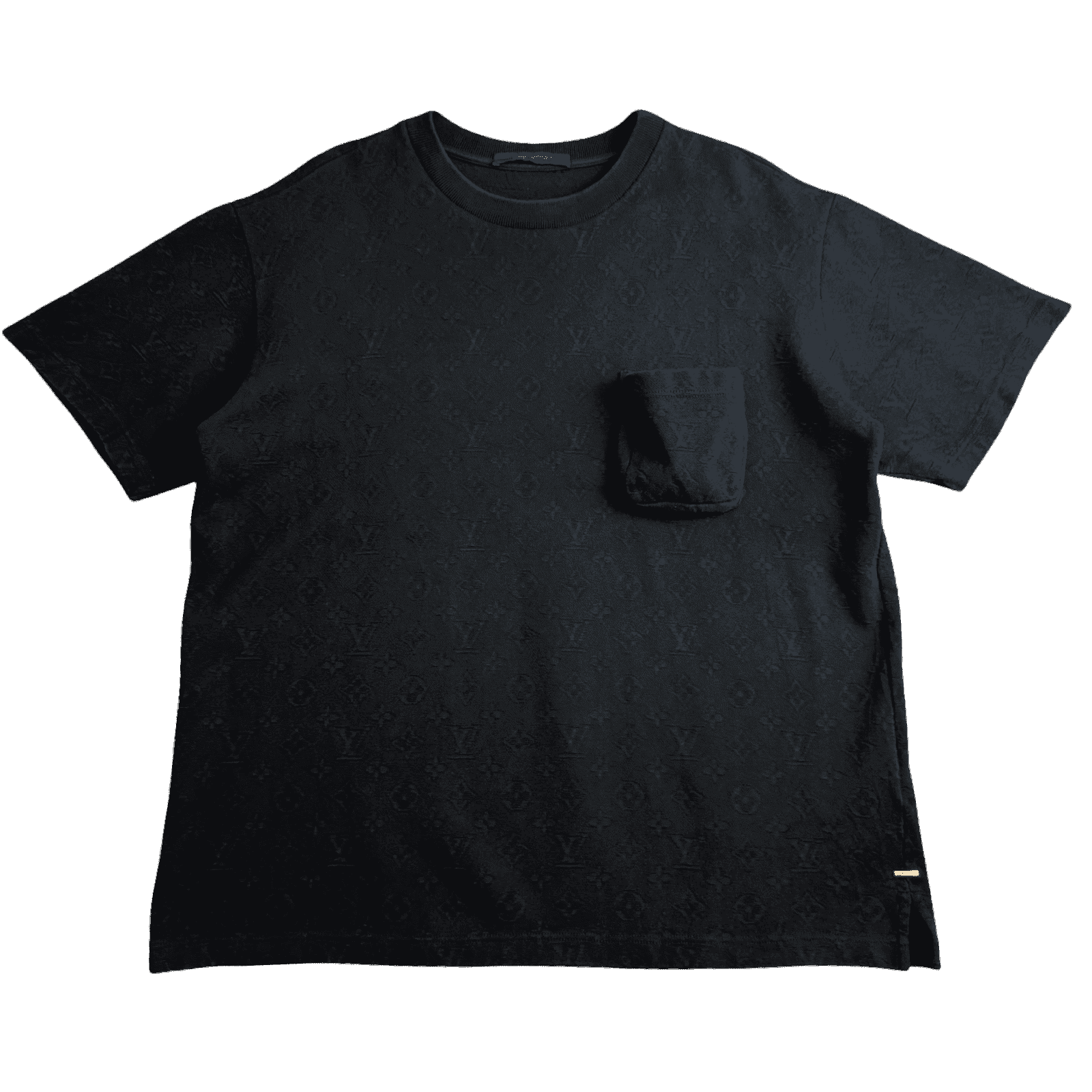 Louis Vuitton Signature 3D Pocket Monogram Tee Black