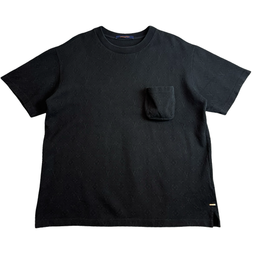 Louis Vuitton Signature 3D Pocket Monogram Tee Black | Vintage Clothing Store Canada