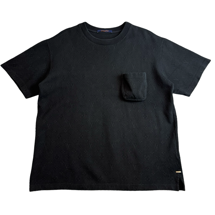 Louis Vuitton Signature 3D Pocket Monogram Tee Black | Vitnage Clothing Store Canada