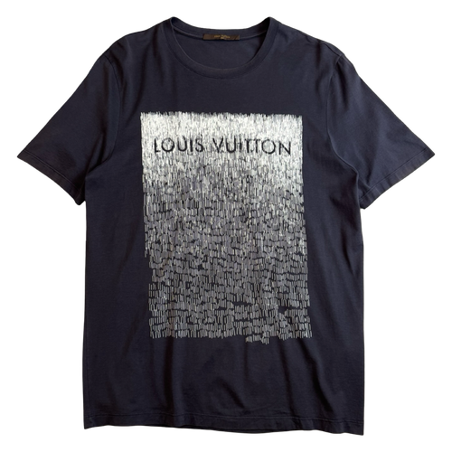 Louis Vuitton Glitch Graphic Tee Black | Vintage Clothing Store Canada