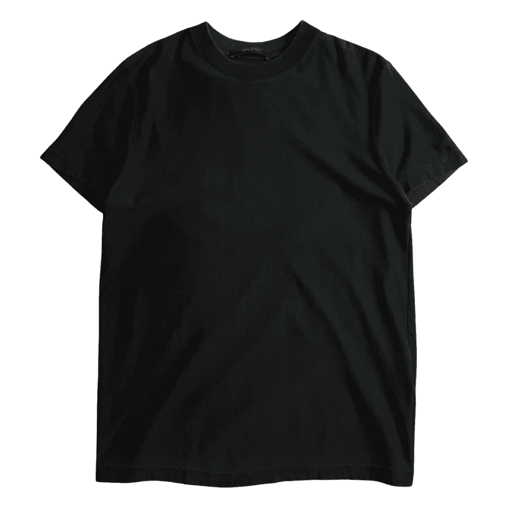 Louis Vuitton Cotton & Jacquard Velour Satellite Tee Black