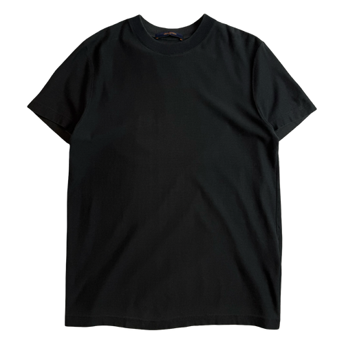 Louis Vuitton Cotton & Jacquard Velour Satellite Tee Black | Vintage Clothing Store Canada