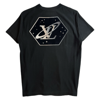 Louis Vuitton Cotton & Jacquard Velour Satellite Tee Black