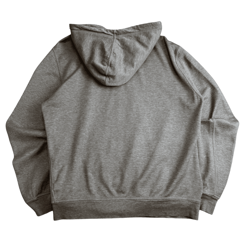 Louis Vuitton Embossed Logo Zip Up Hoodie Grey