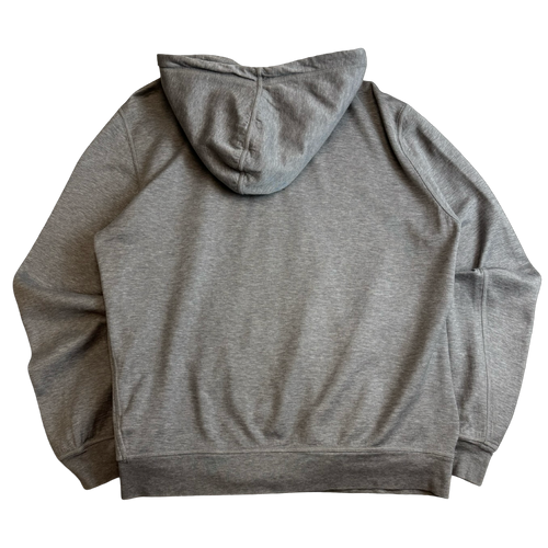 Louis Vuitton Embossed Logo Zip Up Hoodie Grey | Vintage Clothing Store Canada
