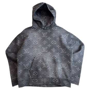 Louis Vuitton 3D Monogram Pullover Hoodie Black