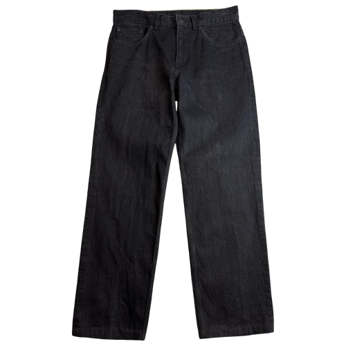 Louis Vuitton Monogram Patch Cotton Pants Black | Vintage Clothing Store Canada