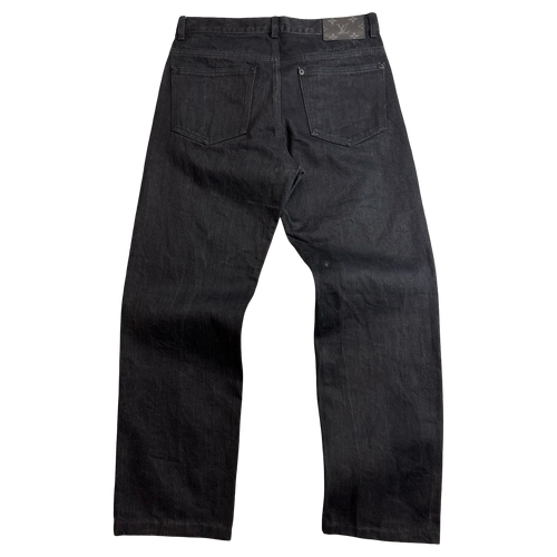 Louis Vuitton Monogram Patch Cotton Pants Black | Vintage Clothing Store Canada