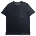 Louis Vuitton Damier Block Pocket Tee Black