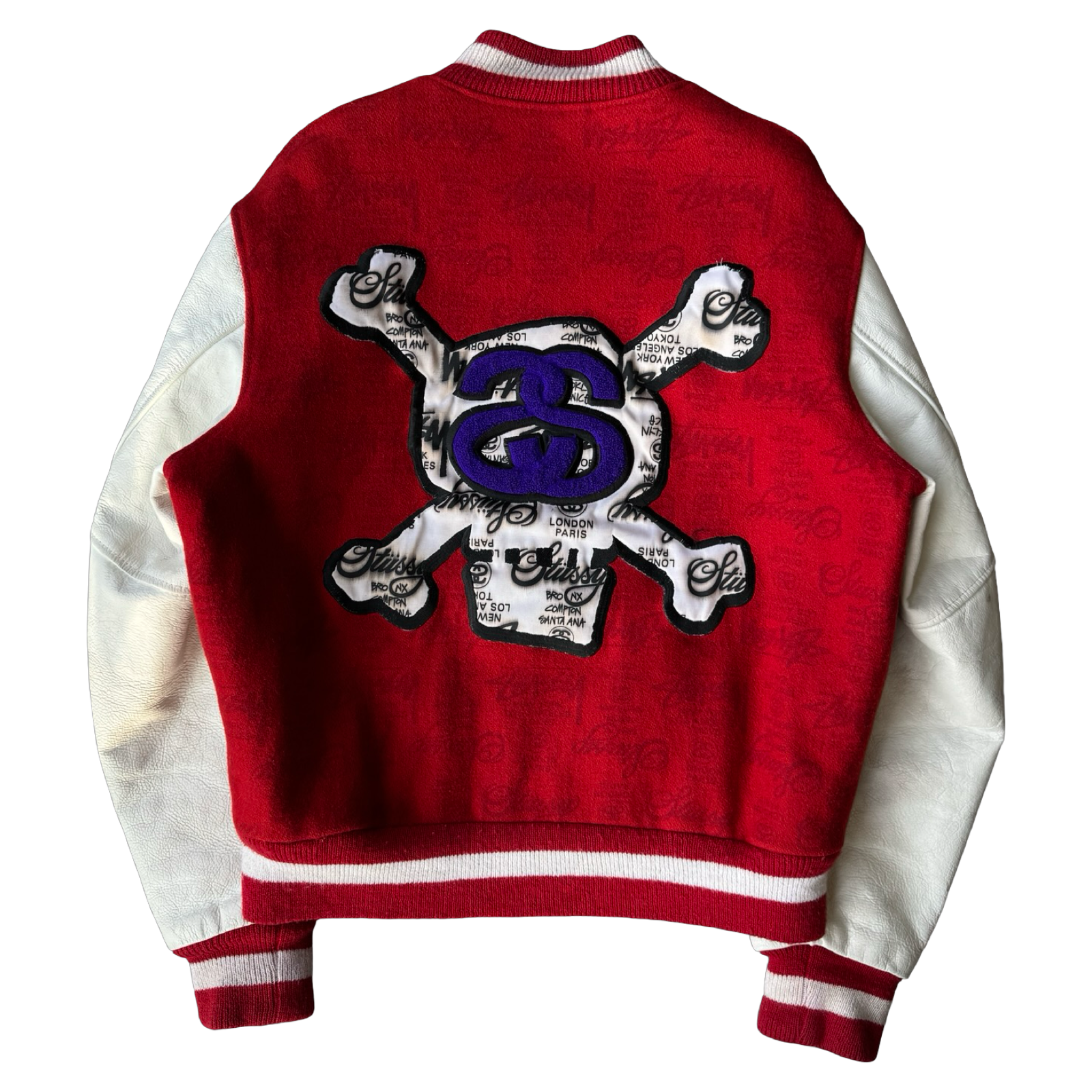 Vintage Stussy world tour varsity jacket #783/1000