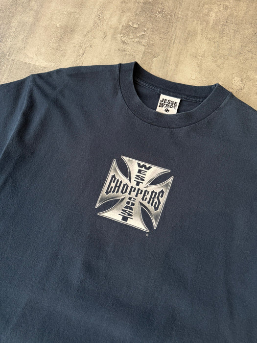 Vintage West Coast Choppers Navy tee | Vitnage Clothing Store Canada