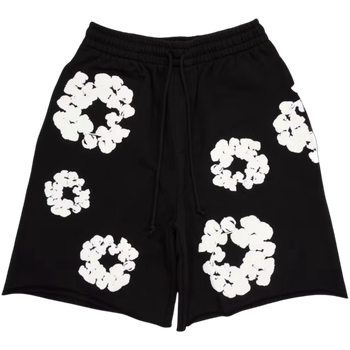 Denim Tears The Cotton Wreath Shorts Black