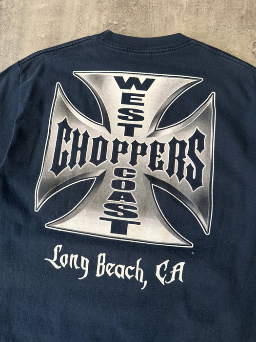 Vintage West Coast Choppers Navy tee | Vitnage Clothing Store Canada