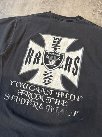 Vintage West Coast Choppers Raiders NFL tee