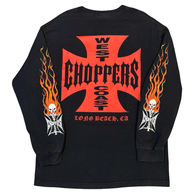 Vintage West Coast Choppers Flames longsleeve