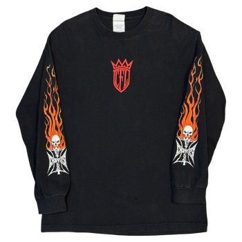 Vintage West Coast Choppers Flames longsleeve