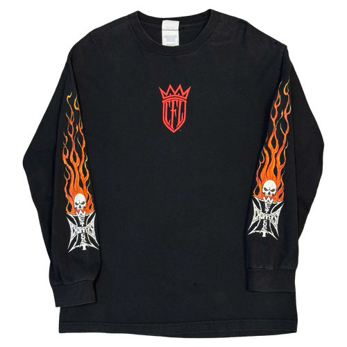 Vintage West Coast Choppers Flames longsleeve | Vintage Clothing Store Canada