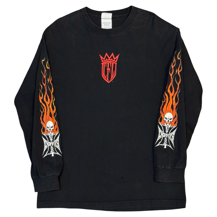Vintage West Coast Choppers Flames longsleeve | Vitnage Clothing Store Canada