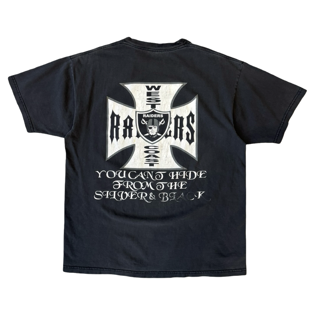 Vintage West Coast Choppers Raiders NFL tee