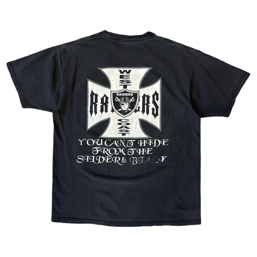 Vintage West Coast Choppers Raiders NFL tee | Vintage Clothing Store Canada