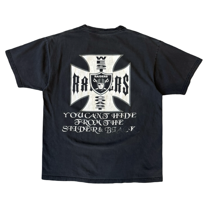 Vintage West Coast Choppers Raiders NFL tee | Vitnage Clothing Store Canada