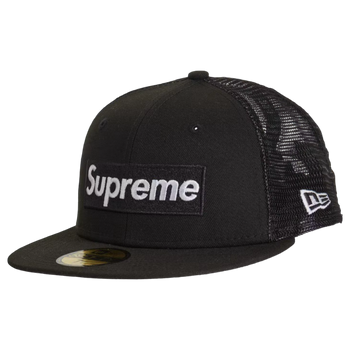 Supreme Box Logo Mesh Back Fitted Hat 7 5/8