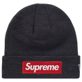 Supreme Charcoal Box Logo Beanie