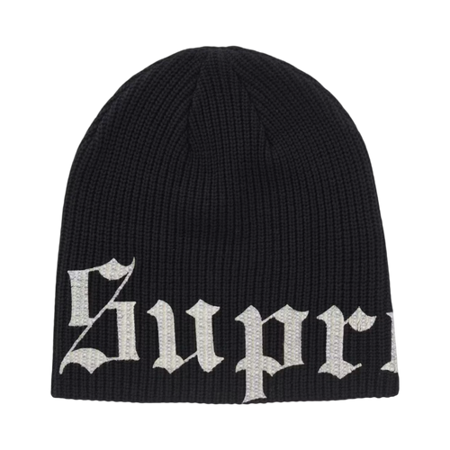 Supreme Old English Printed Beanie Black | Vintage Clothing Store Canada