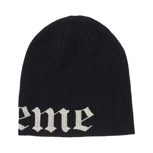Supreme Old English Printed Beanie Black | Vintage Clothing Store Canada