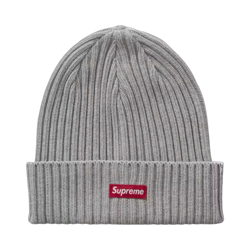 Supreme Overdyed Beanie Heather Grey | Vintage Clothing Store Canada