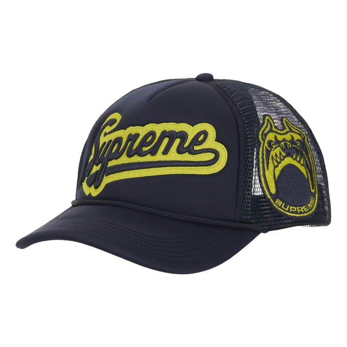 Supreme University Mesh Back 5 Panel Hat Navy | Vitnage Clothing Store Canada
